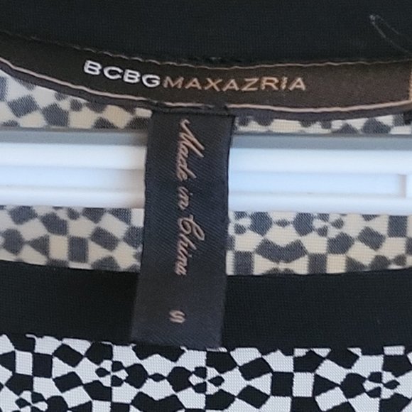 Print dress in electric blue - Picture 2 of 3